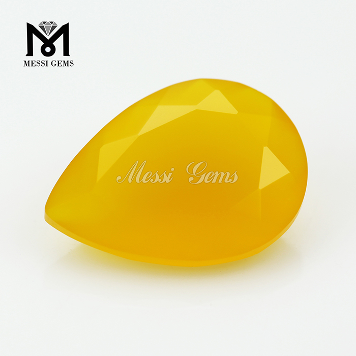 천연 마노 보석 느슨한 노란색 마노 돌 도매 가격