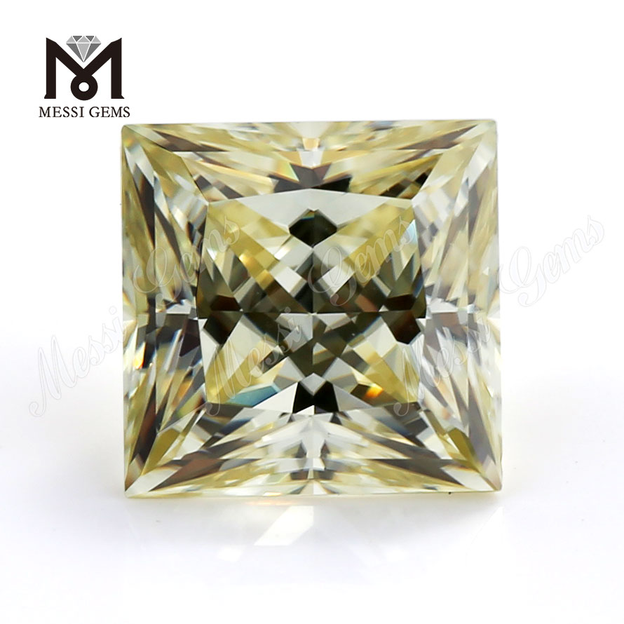 노란색 moissanite 다이아몬드 석재 제조 업체 느슨한 보석