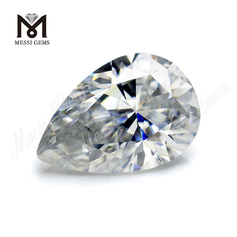 대형 9x13mm 배 컷 DEF 화이트 모이사나이트 스톤 루스 모이사나이트 가격