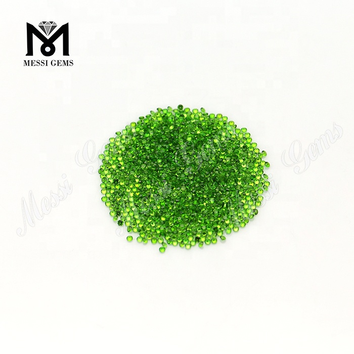 인기있는 판매 작은 크기의 녹색 천연 diopside 돌