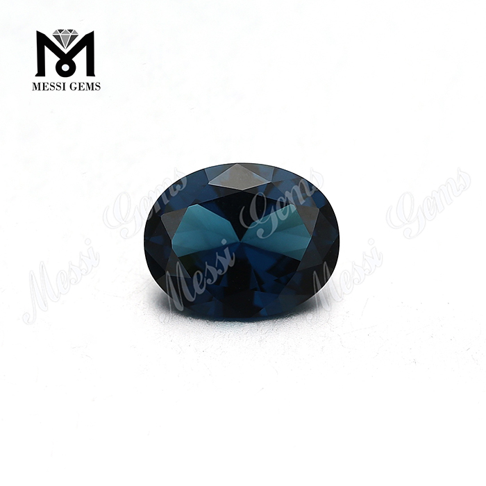 왁스 주조 느슨한 타원형 컷 10x12mm 런던 블루 nanosital 스톤