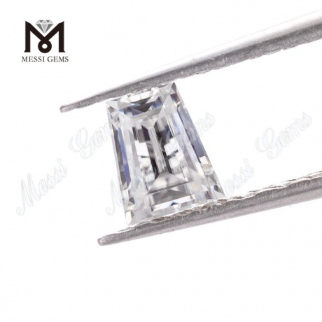 화이트 moissanite 다이아몬드 스톤 탭 모양 DEF 공장 도매 가격에 대한 느슨한 보석