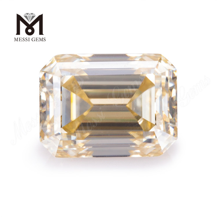 9*11mm 에메랄드 느슨한 moisanite 노란색 구매 느슨한 moissanite 다이아몬드