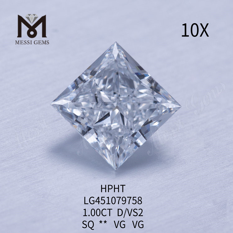 1.00캐럿 D HPHT VS2 라운드 랩 그로운 다이아몬드