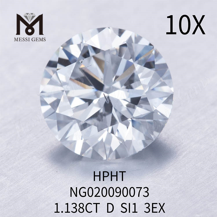 1.138ct D SI1 도매 Loose Lab Grown Diamonds EX CUT