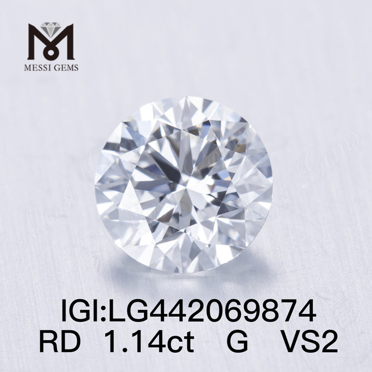 1.14캐럿 G VS2 IDEAL 라운드 BRILLIANT 랩그로운 다이아몬드