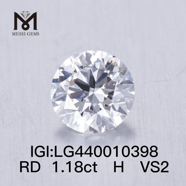 1.18캐럿 H VS2 3EX 랩그로운 다이아몬드 라운드