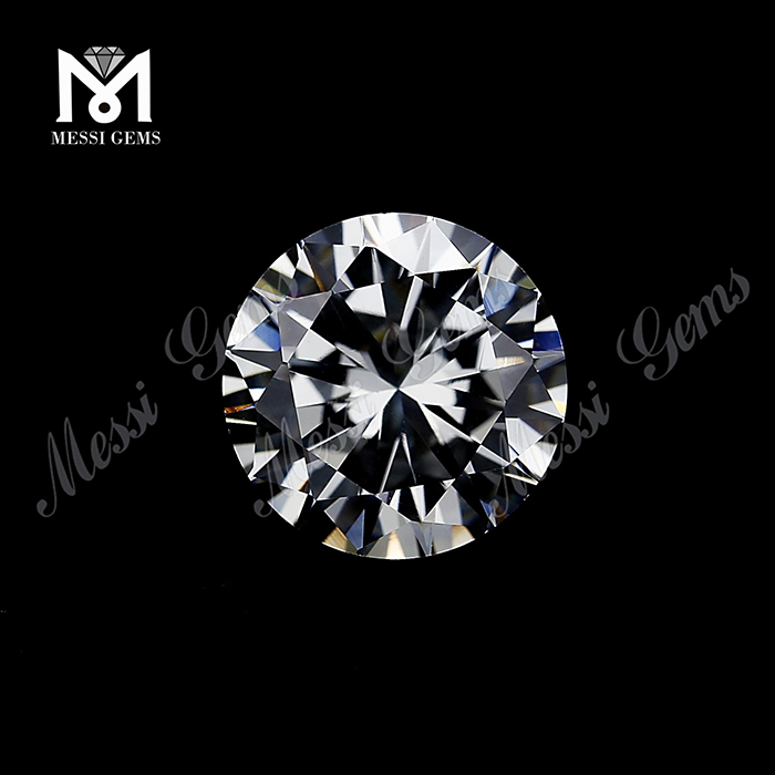 Wuzhou 1mm 2mm 3mm Hearts and Arrows 화이트 CZ 합성 큐빅 지르코니아
