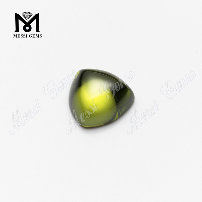 트릴 컷 10x10mm 느슨한 보석의 최고 품질 올리브 큐빅 지르코니아