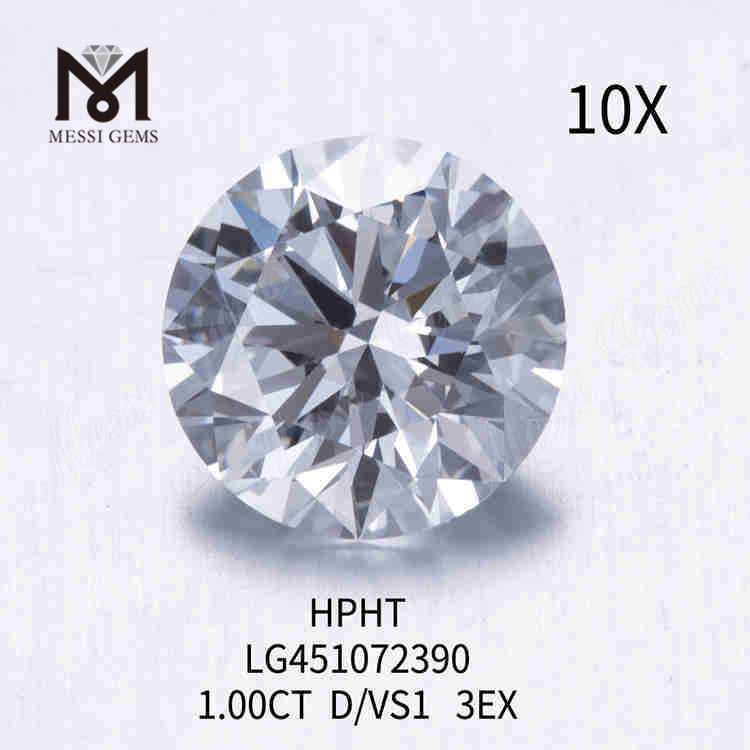 1.00CT D/VS1 연구소에서 만든 다이아몬드 3EX HPHT