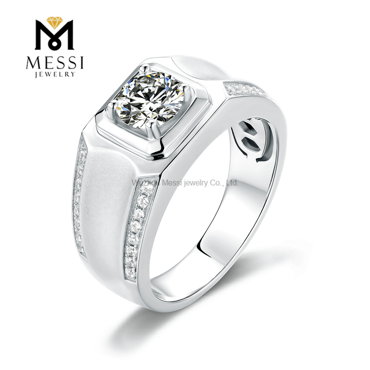 남자를 위한 고품질 925은 보석 남자 반지 Moissanite 반지