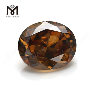 공장 가격 합성 큐빅 지르코니아 원석 타원형 컷 12x14mm offee cz