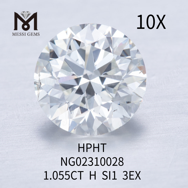 SI1 RD 랩 그로운 다이아몬드 1.055ct EX 컷 그레이드